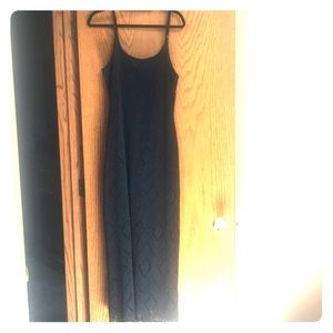 Maurices black lace maxi dress